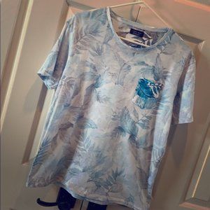 Young Men Zara Floral T-Shirt Size L